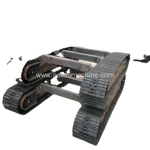 Excavator steel Rubber crawler track chassis undercarriage with hydraulic motor DC 24V 48V DC SERVO MOTOR